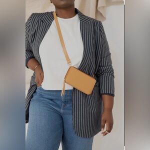 Able Amerie crossbody continental wallet in Cognac